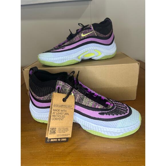 Nike Cosmic Unity 3 Basketball Shoes DV2757 500 Fuchsia/Lt Lemon Twist main image 4